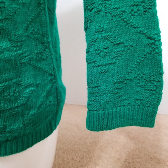 Serious Affairs sweater Small NWT geometric diamond pullover mock neck VINTAGE - Picture 6 of 9